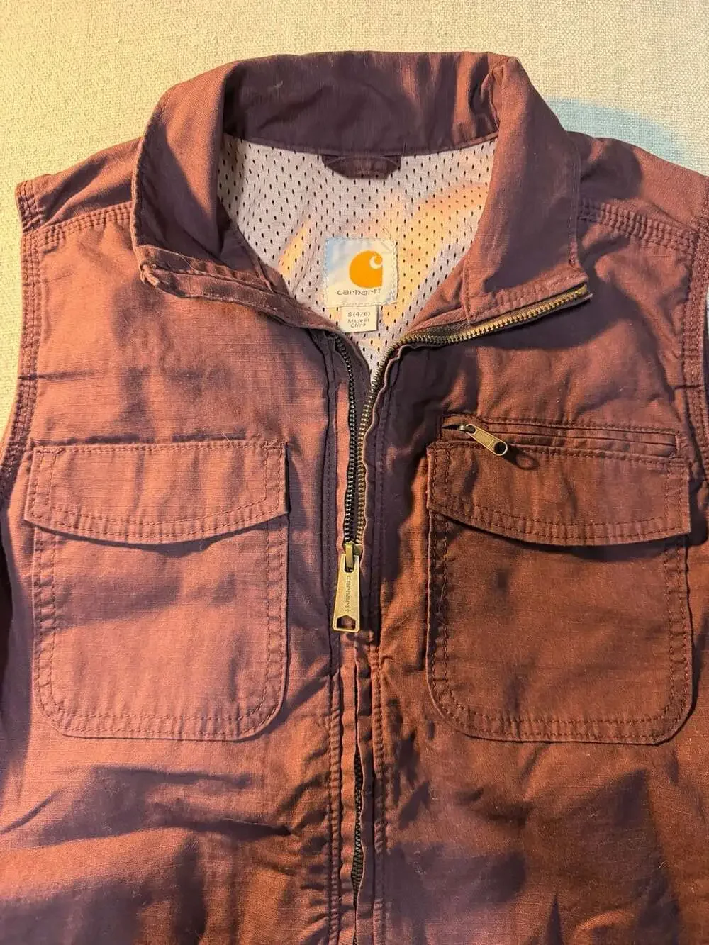 Carhartt Women's Utility Cargo Vest in Purple